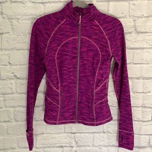 purple lululemon zip up jacket